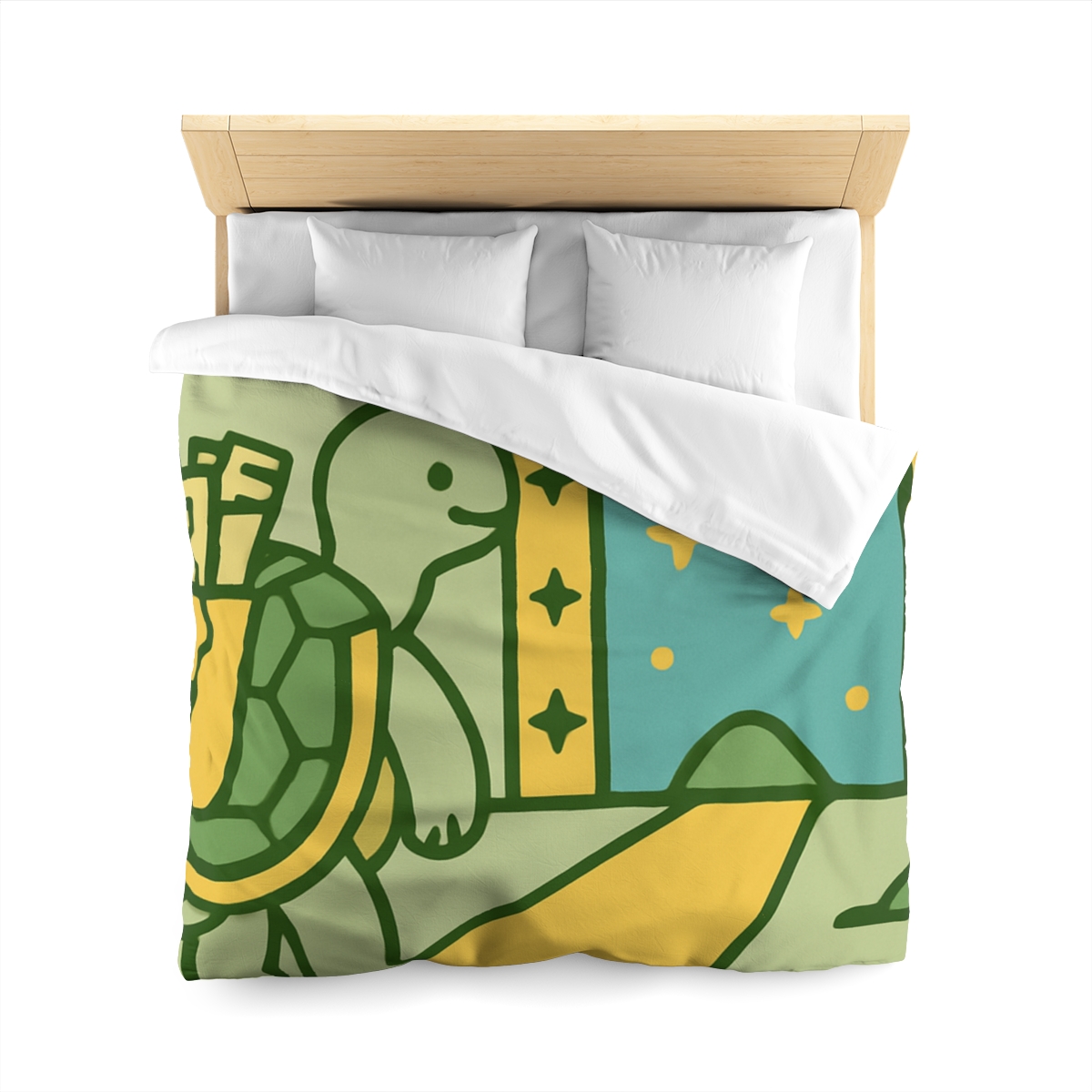 Time-Traveling Tortoise trendy bedroom duvets
