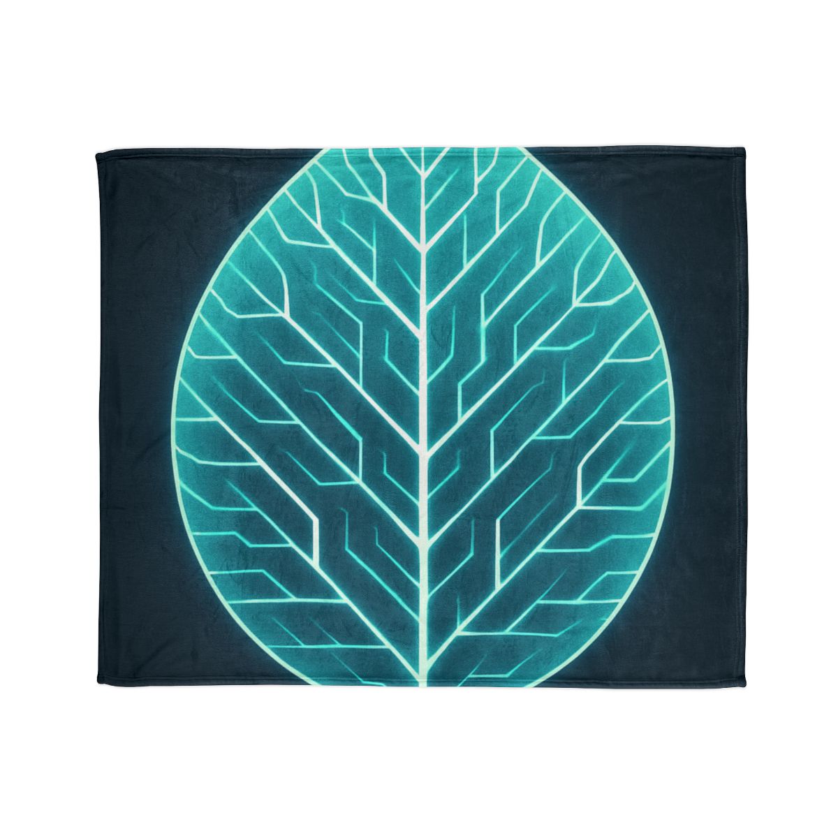Galactic Leaf Vein Circuit unique gift blankets