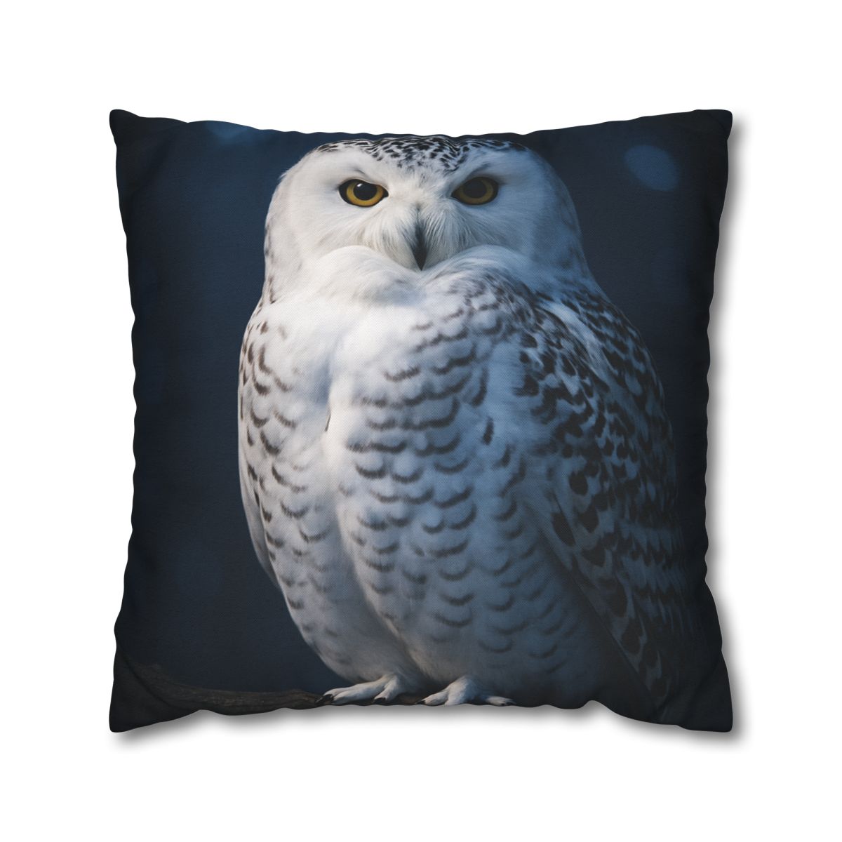 Midnight Watch Snowy Owl soft cotton pillow cases