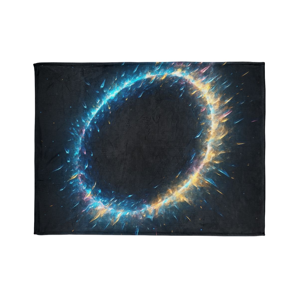 Prismatic Singularity Halo designer printed blankets