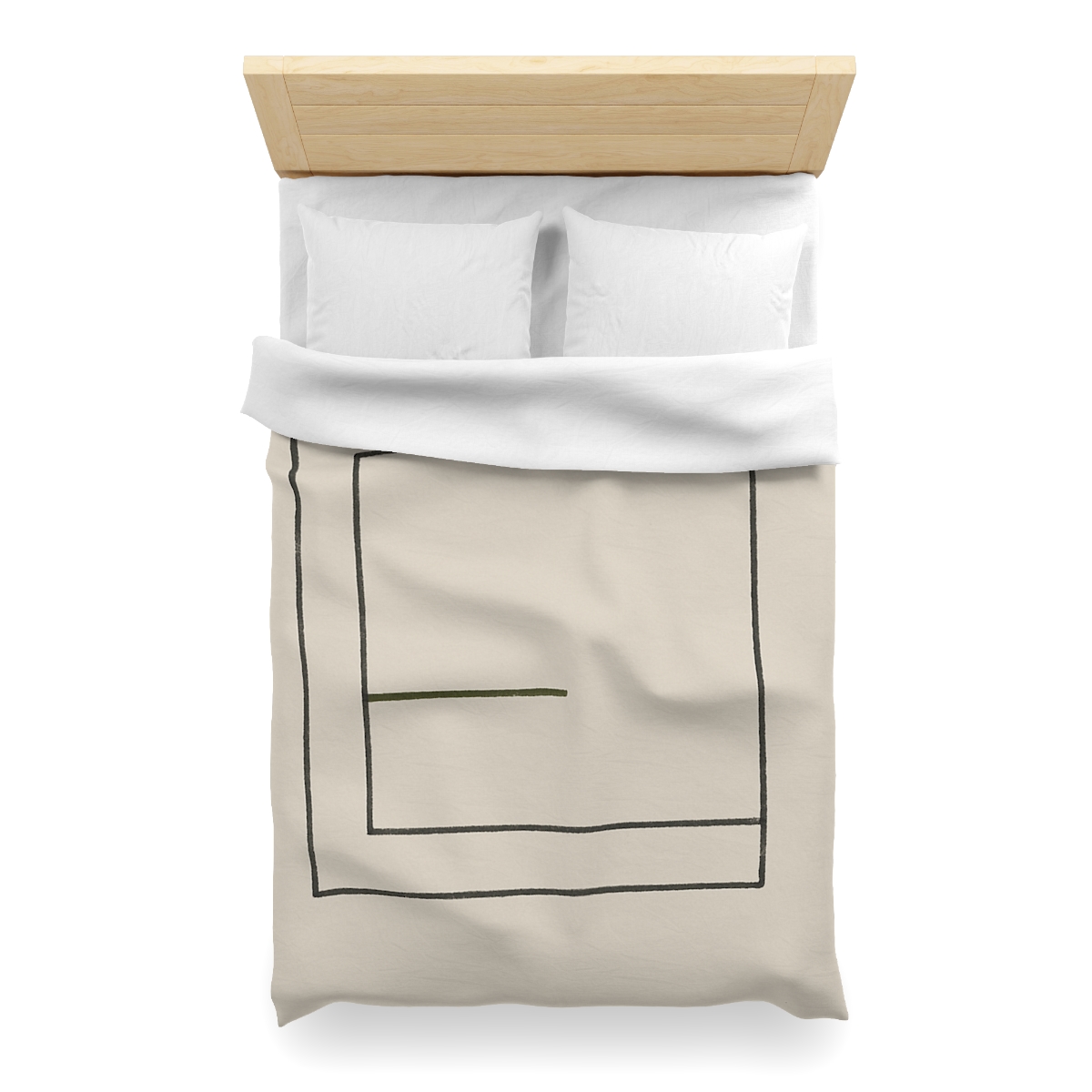 Nested Square And Crossing Short Line personalized bedding duvets