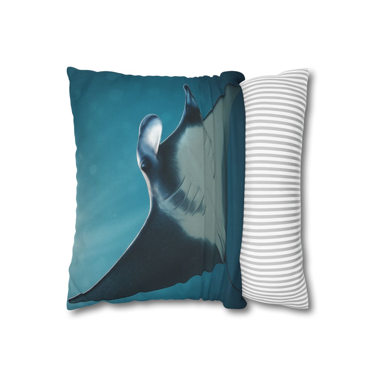 Starlit Surge Manta Ray designer print pillow cases