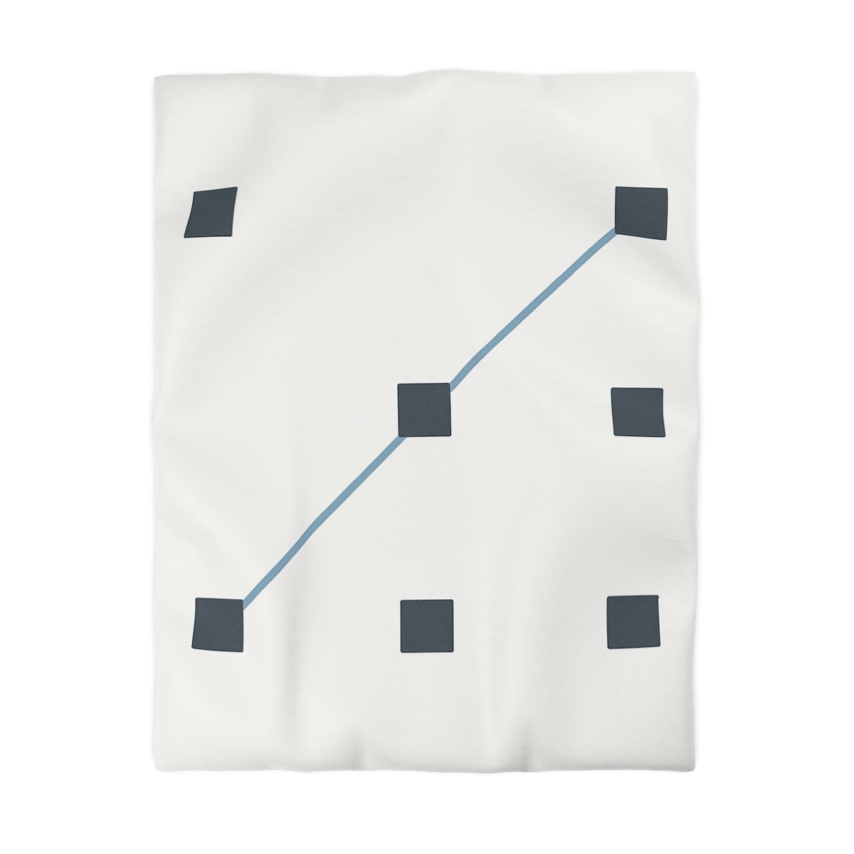 Diagonal Star Path Grid stylish duvet covers