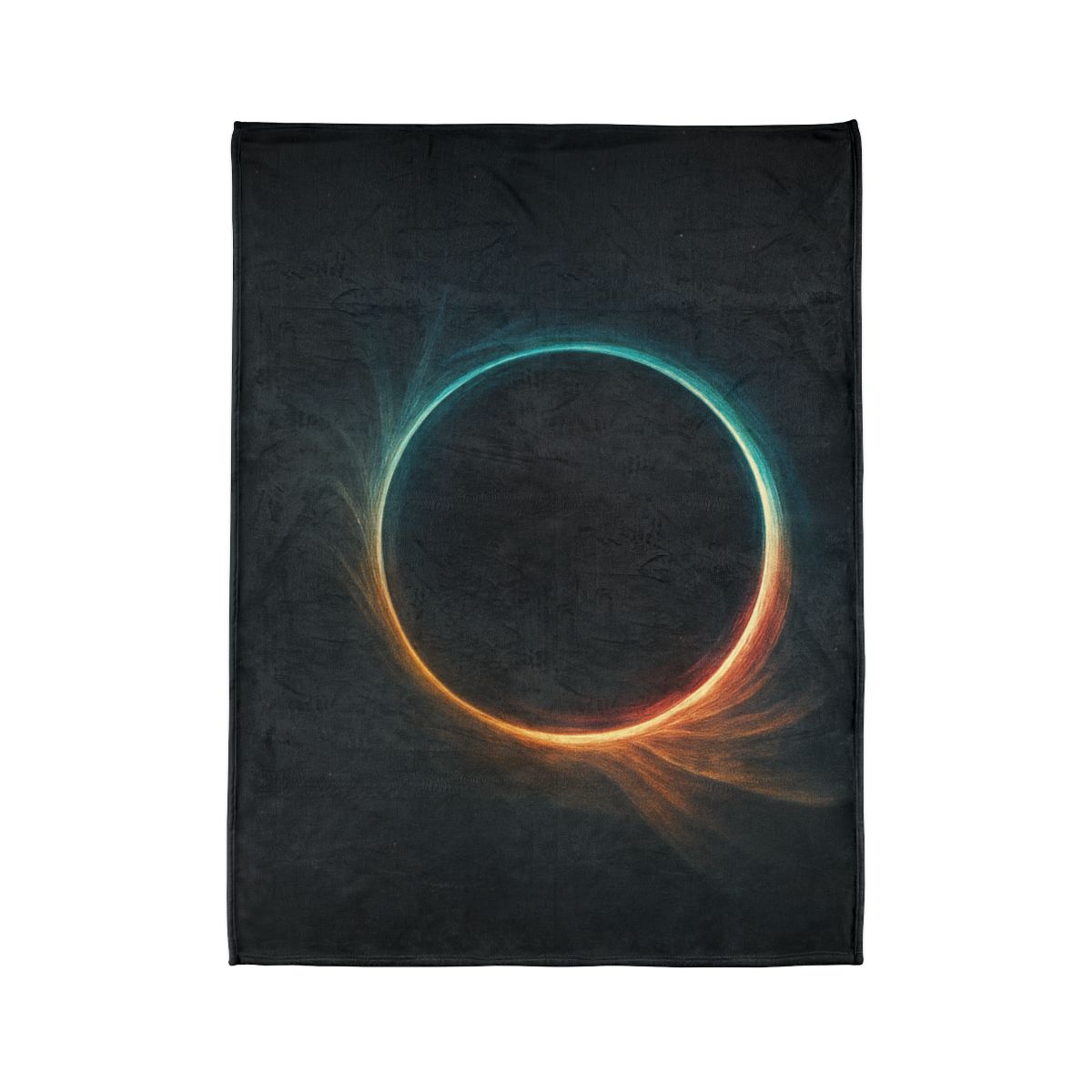 Prismatic Event Horizon Bloom soft fleece blankets