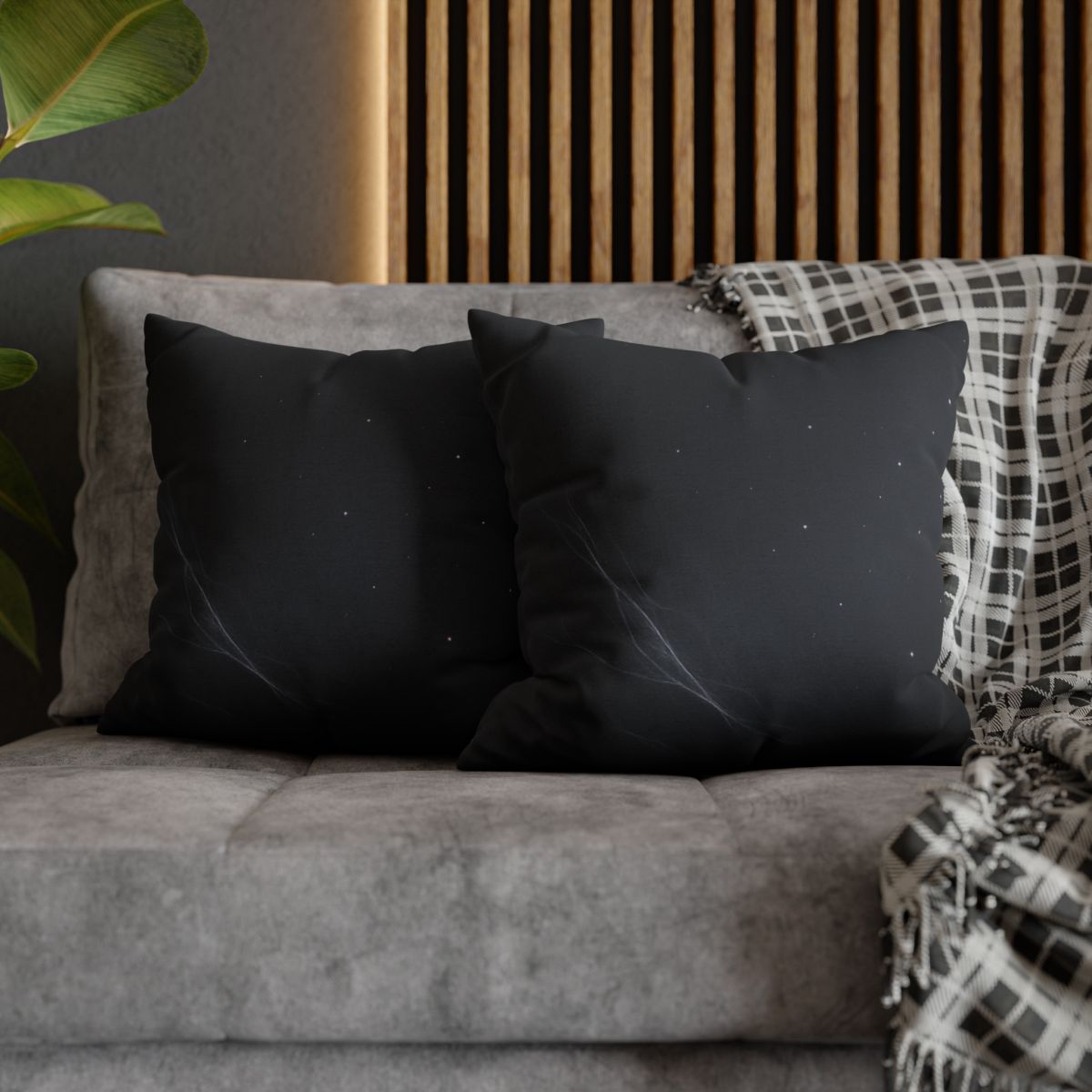 Void Silk Filament Drift stylish decorative pillowcases