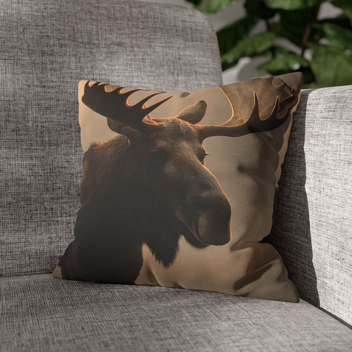 Dawn Mirror Moose designer print pillow cases