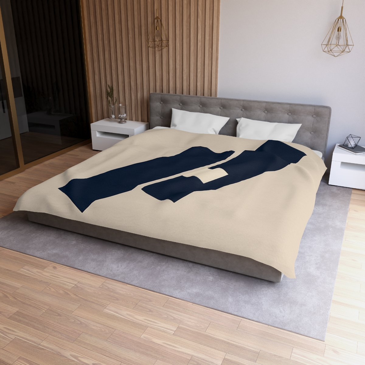 Quiet Diagonal Stack custom duvets