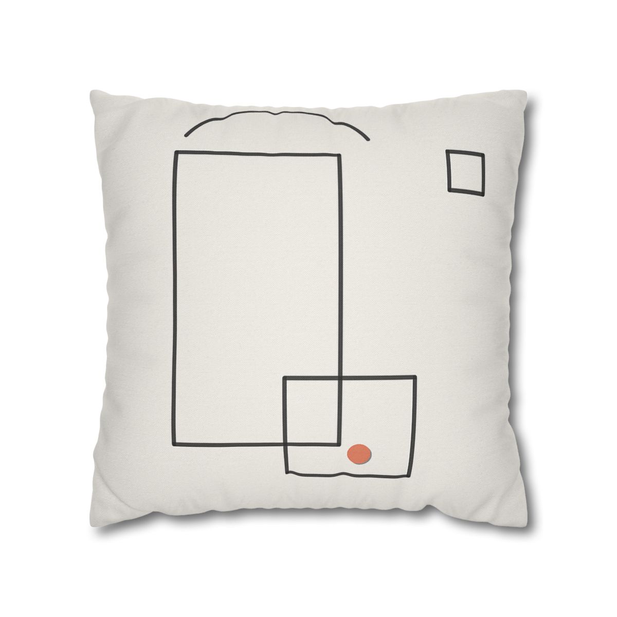 Offset Frame And Quiet Arc comfortable bedding pillow covers