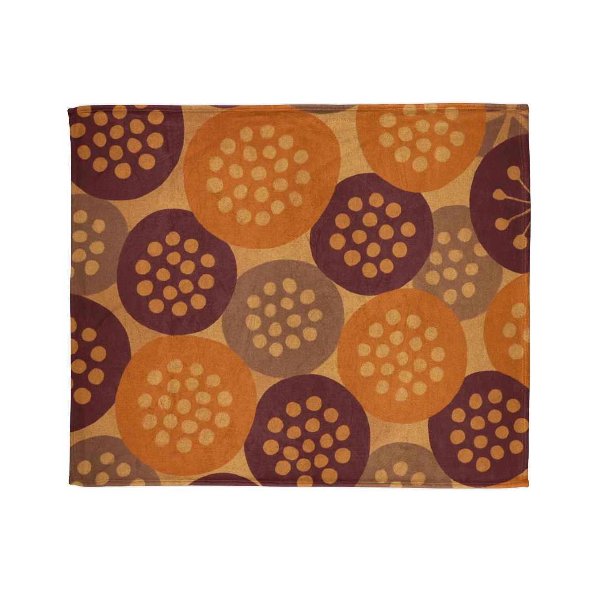 Seed Pod Cluster Mosaic custom blankets