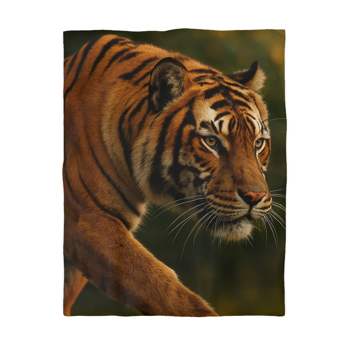 Forest Stalker Bengal Tiger unique patterned duvets