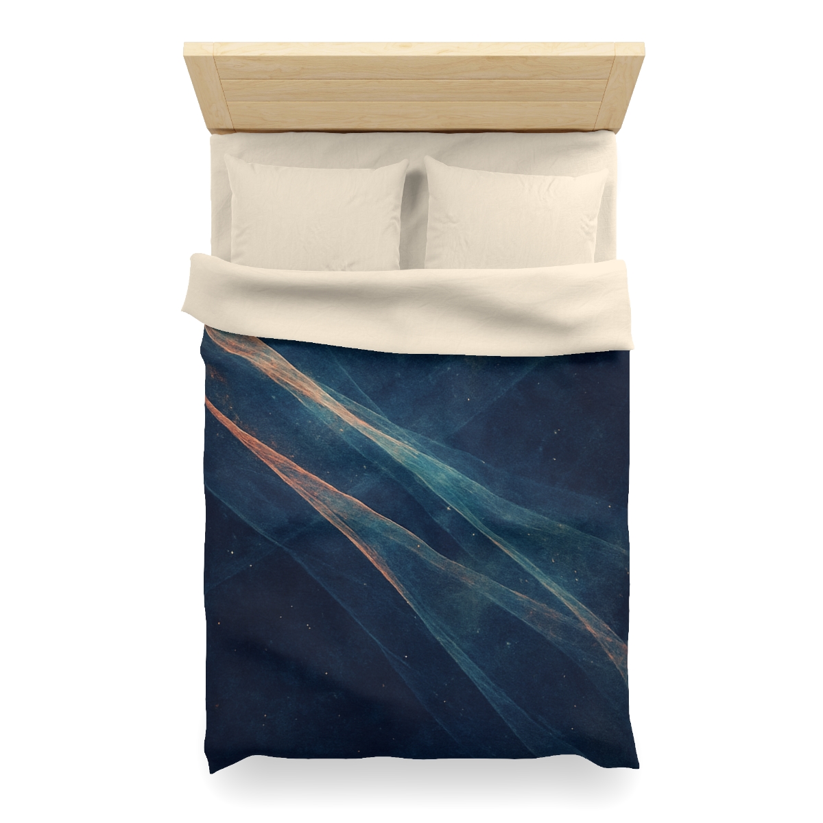 Prismatic Dust Lattice Drift designer printed duvets