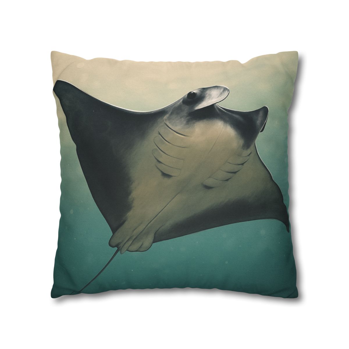 Velvet Current Manta Ray custom pillow cases