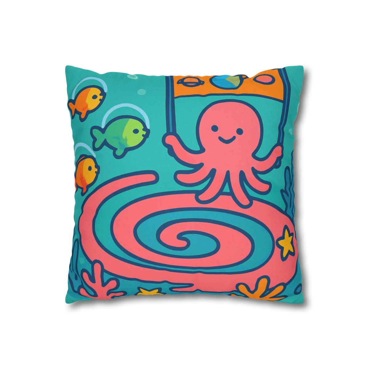 Rainbow Reef Planet Parade comfortable bedding pillow covers