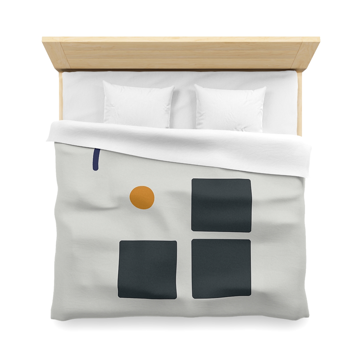 Missing Cell Grid With Offset Arc personalized bedding duvets