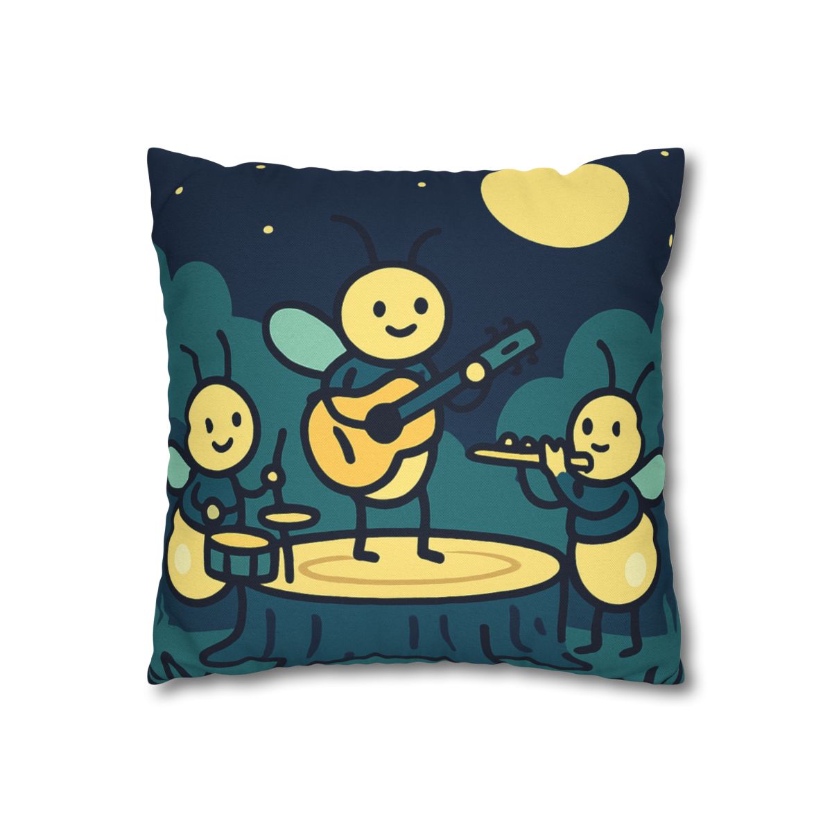 Moonlight Music Of The Firefly Band comfortable bedding pillow covers