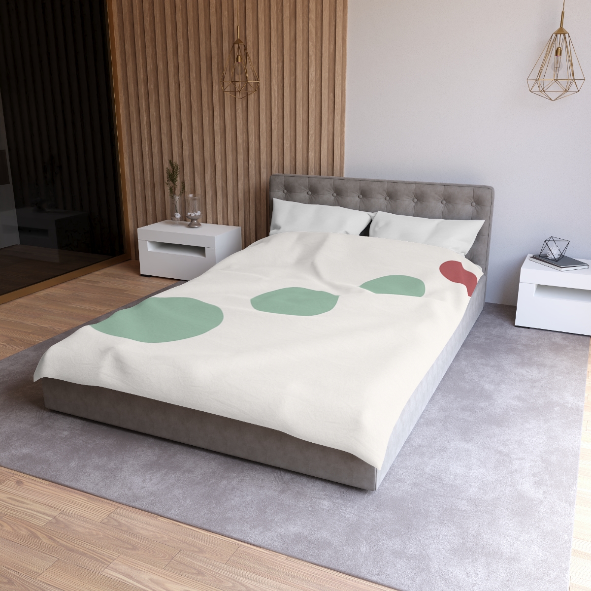 Diagonal Path Of Four Circles personalized bedding duvets