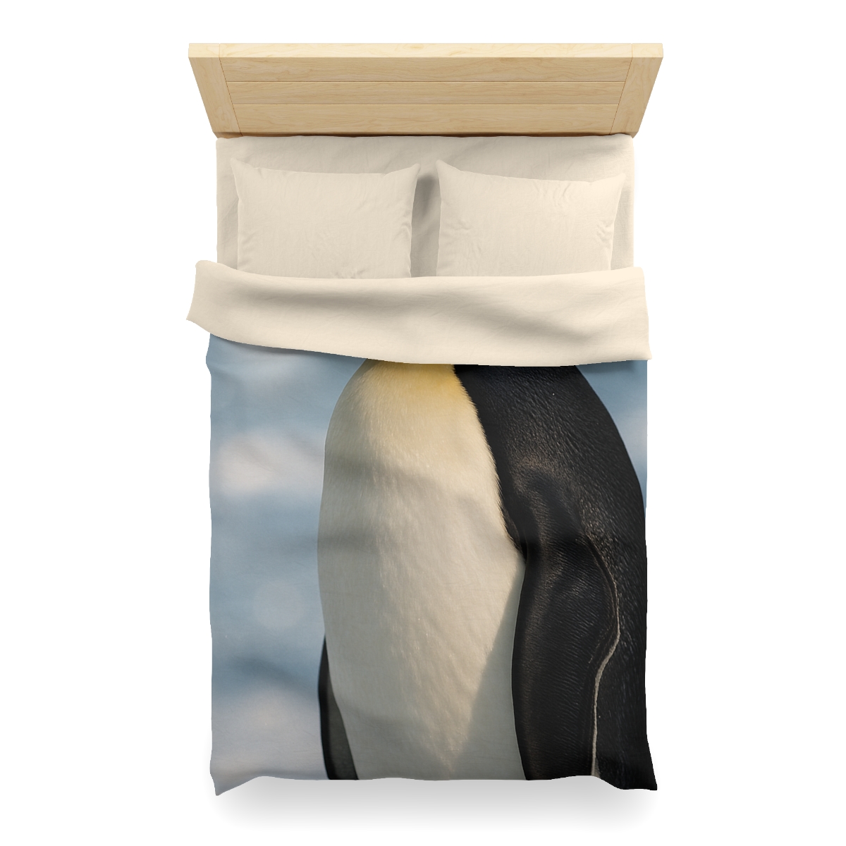 Aurora Drift Emperor Penguin stylish duvet covers