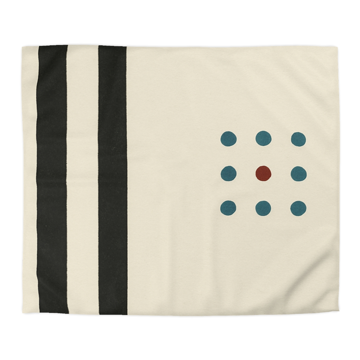 Staggered Duo And Tiny Grid personalized bedding duvets