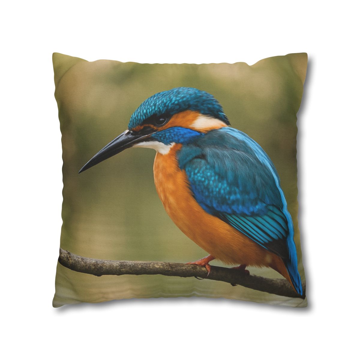 Crystal Dive Common Kingfisher trendy patterned pillow cases