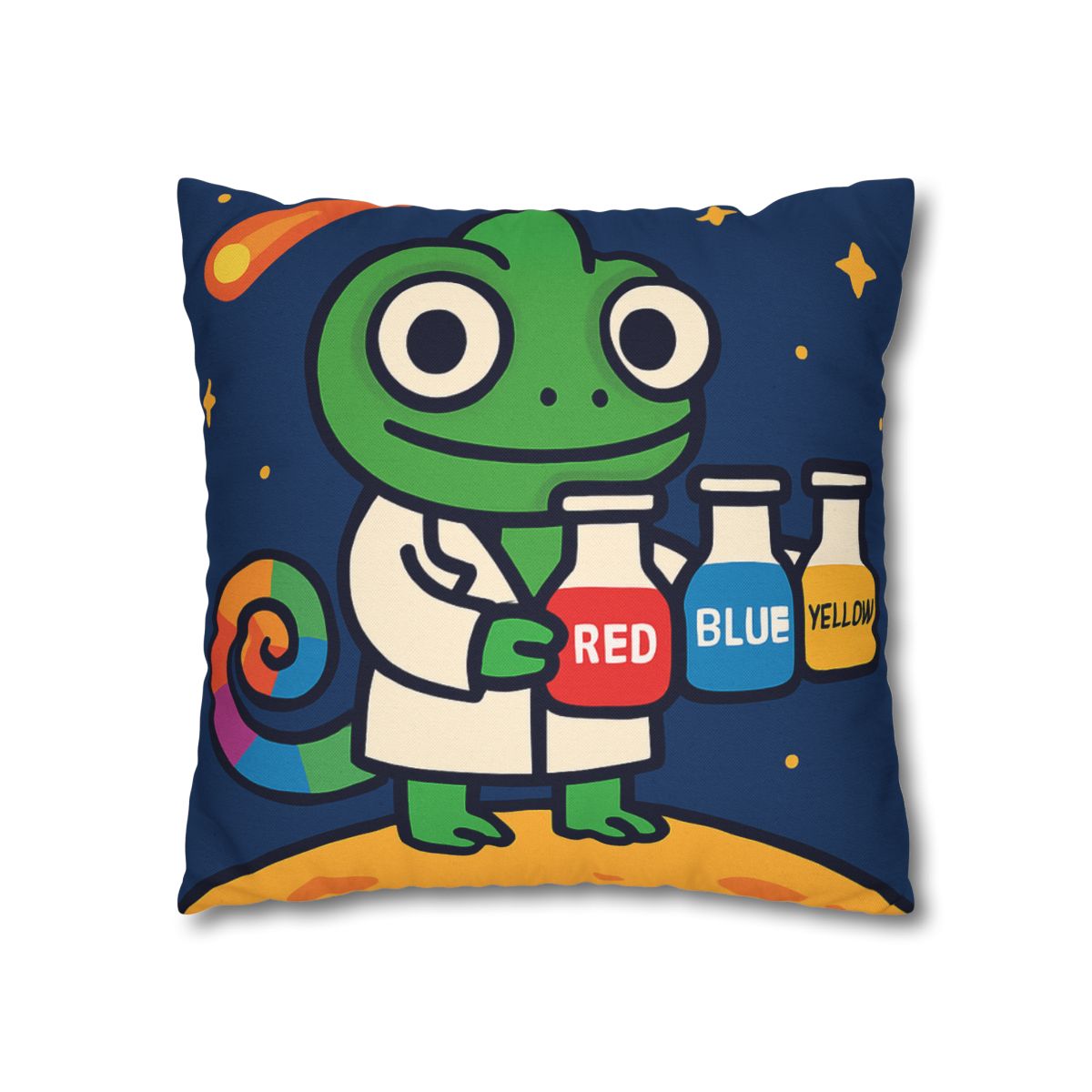 Comet Chameleon Color Lab stylish decorative pillowcases