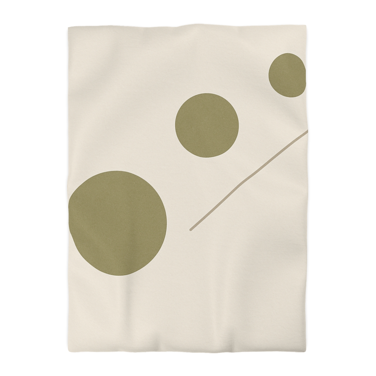 Triad Of Circles With Open Line personalized bedding duvets