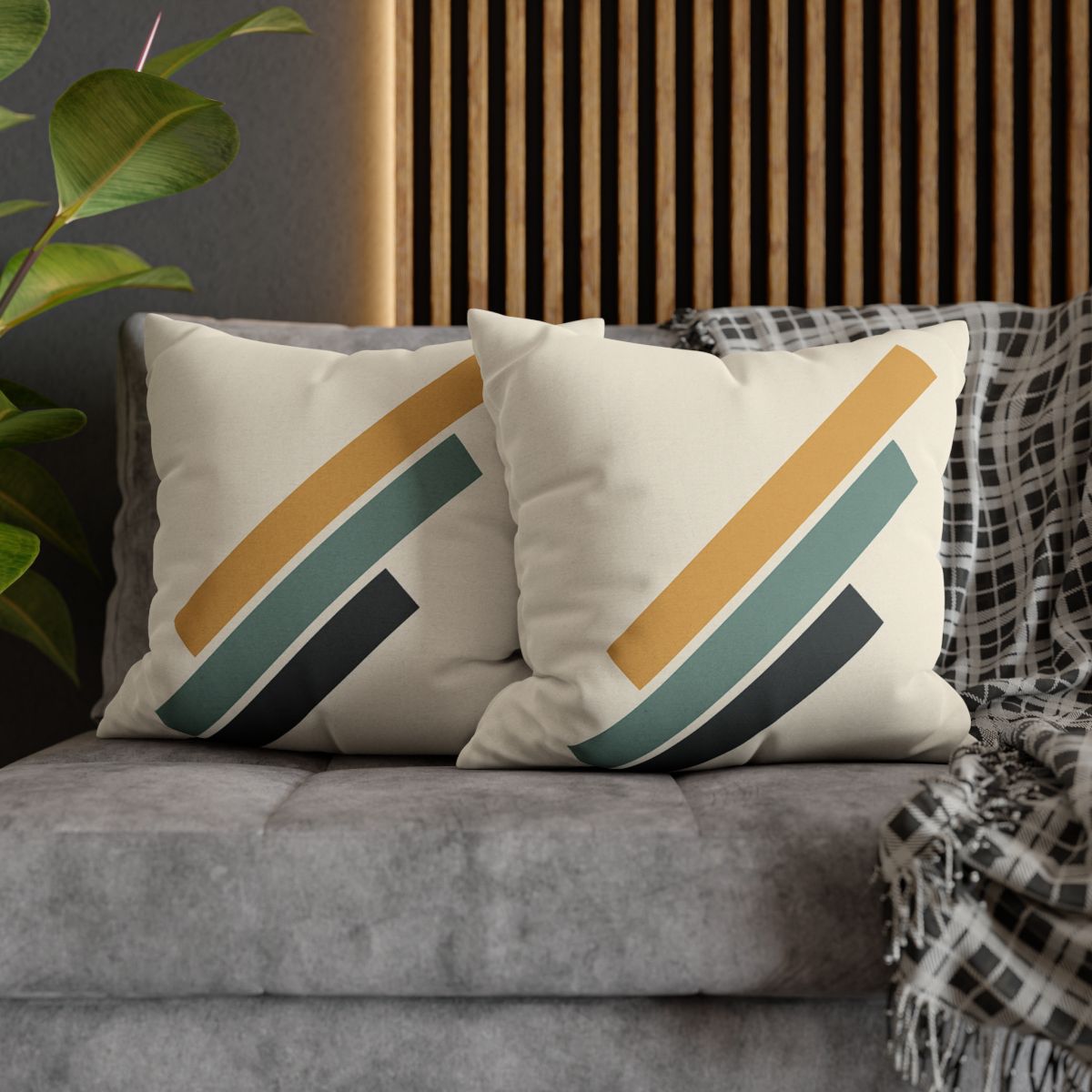 Stepped Rectangle Rhythm comfortable bedding pillow covers