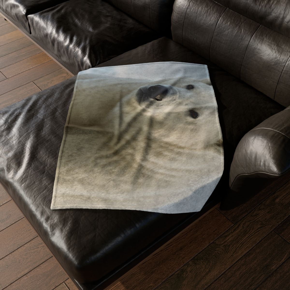 Glacier Sentinel Polar Bear unique gift blanketscustom blankets