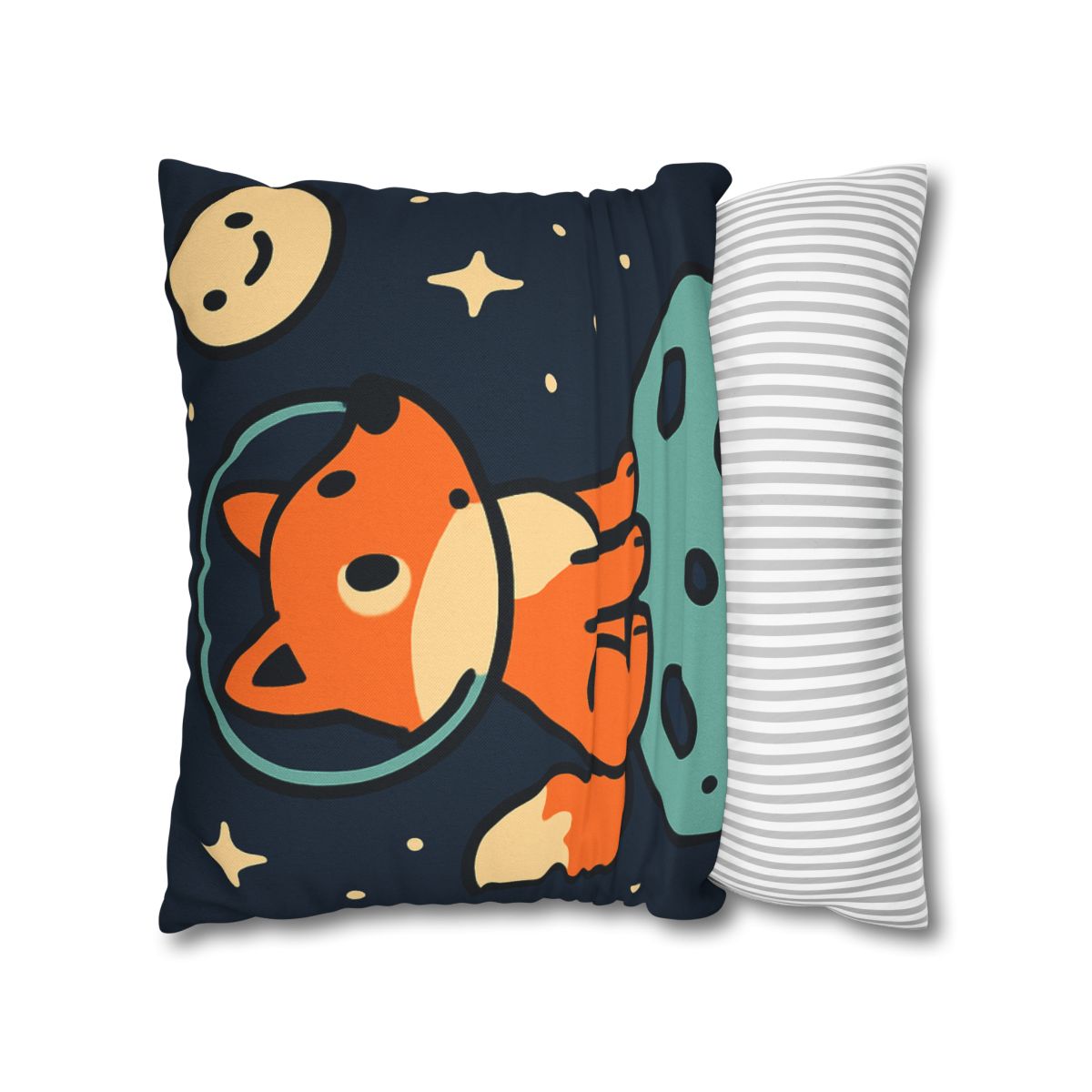 Starlight Explorer Fox unique gift pillow cases