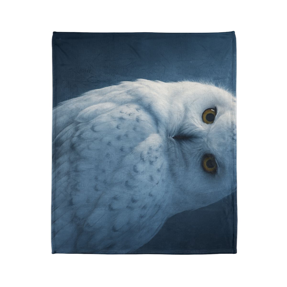 Midnight Watch Snowy Owl unique gift blankets