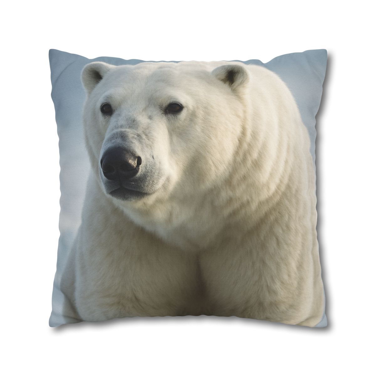 Glacier Sentinel Polar Bear personalized pillow covers