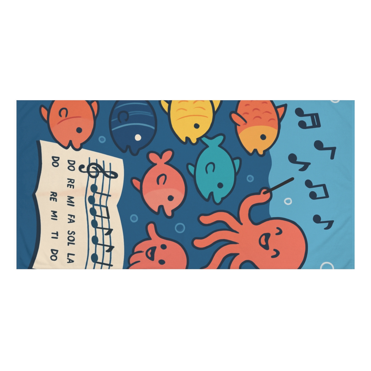 Rainbow Reef Singers decorative home towelscustom towels