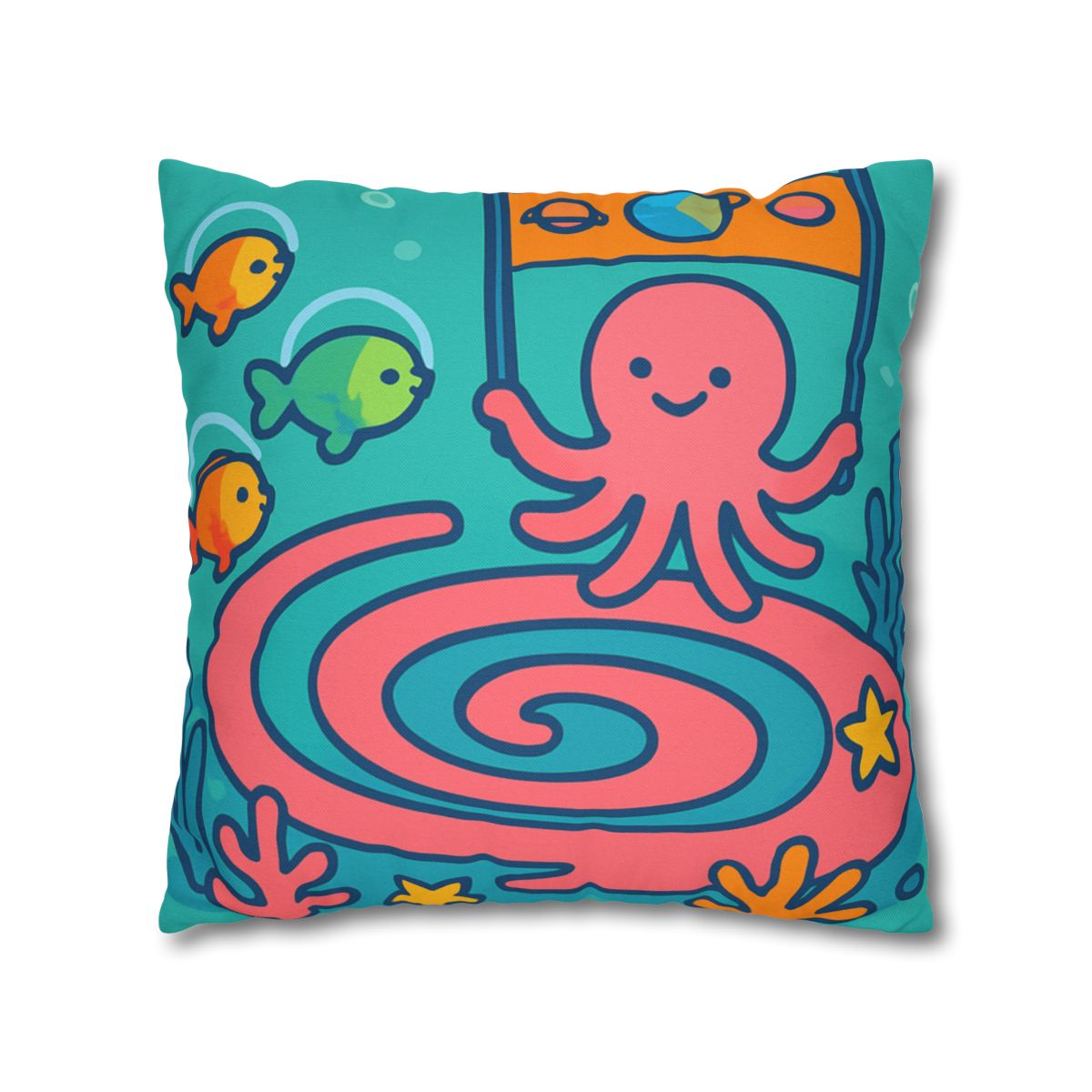 Rainbow Reef Planet Parade comfortable bedding pillow covers