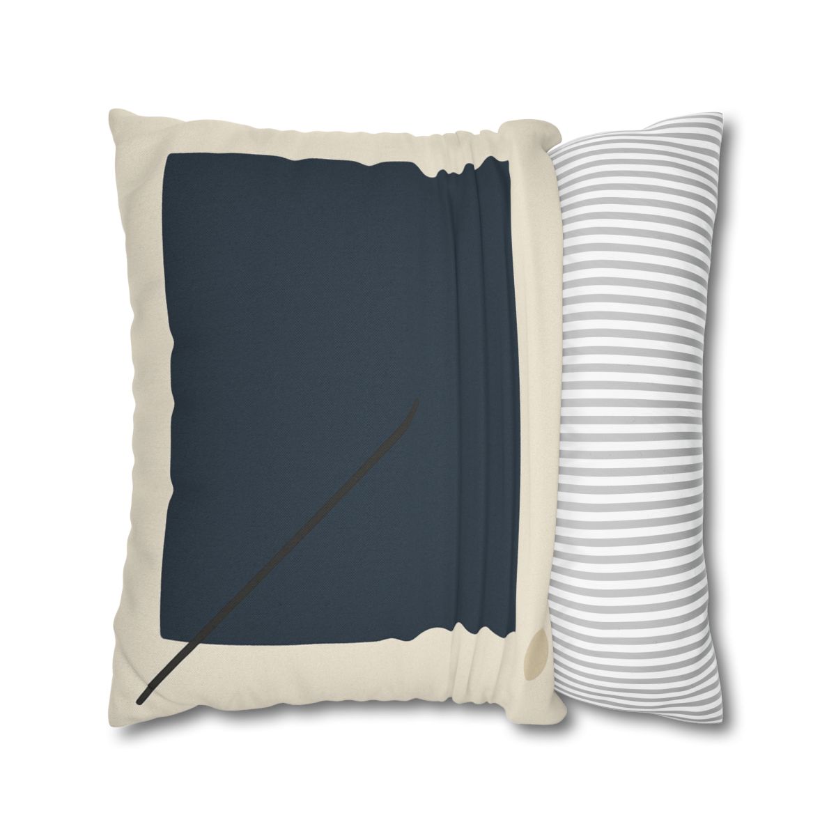 Diagonal Line And Square Balance soft cotton pillow cases