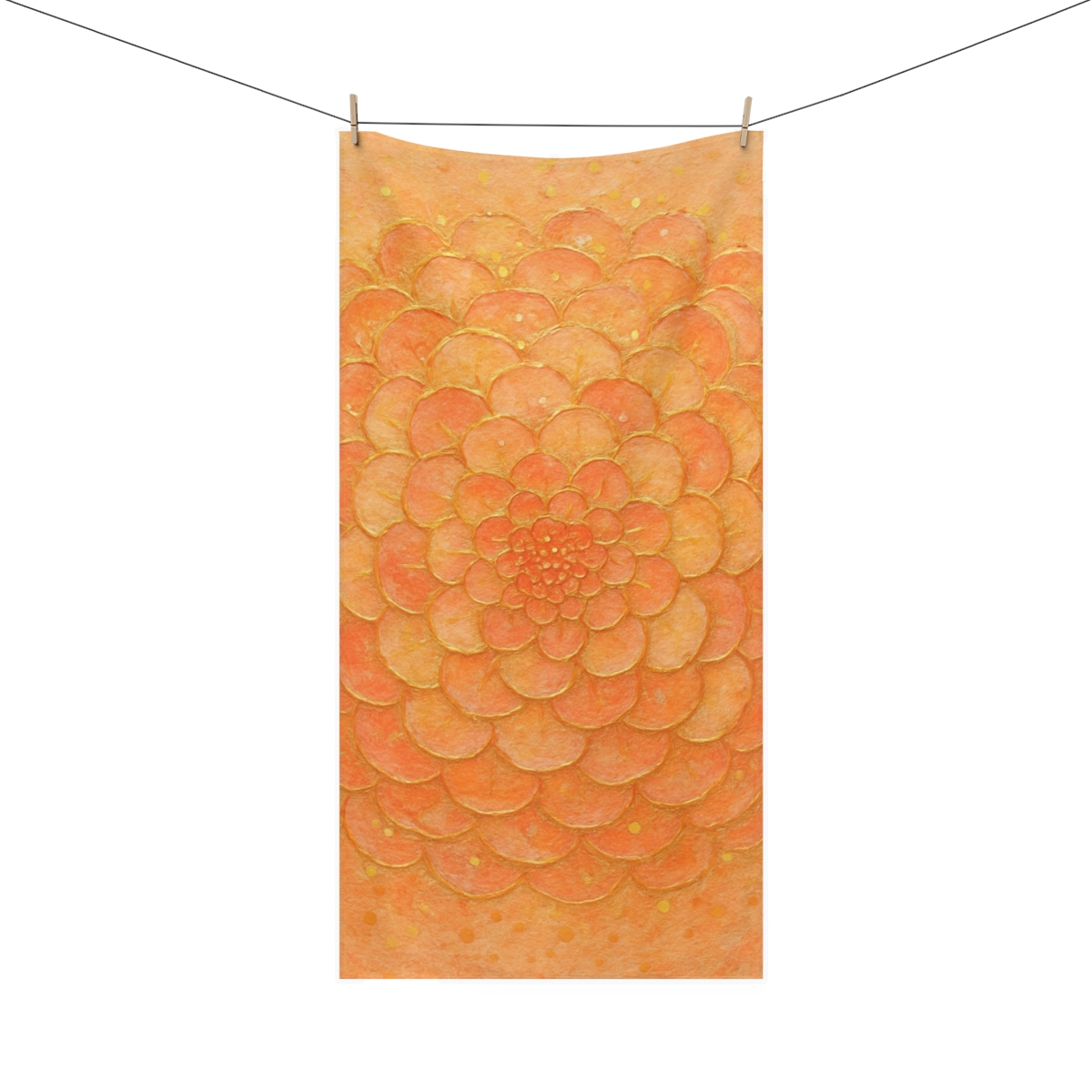 Petal Mosaic Halo comfortable face towels