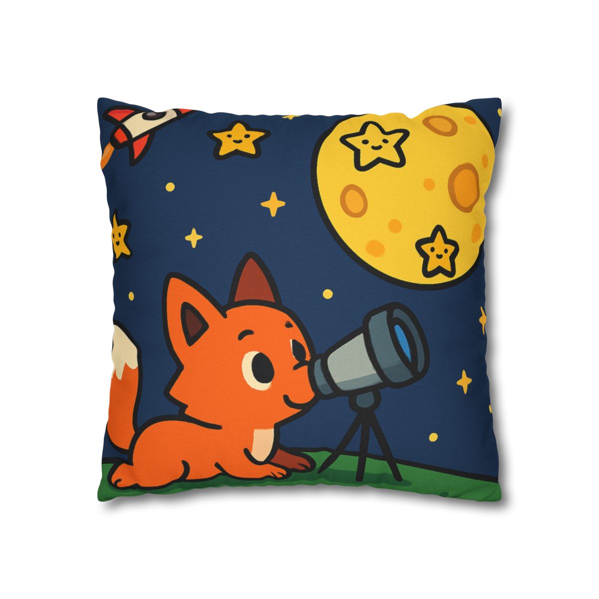 Stargazer Fox In The Moon Meadow unique gift pillow cases
