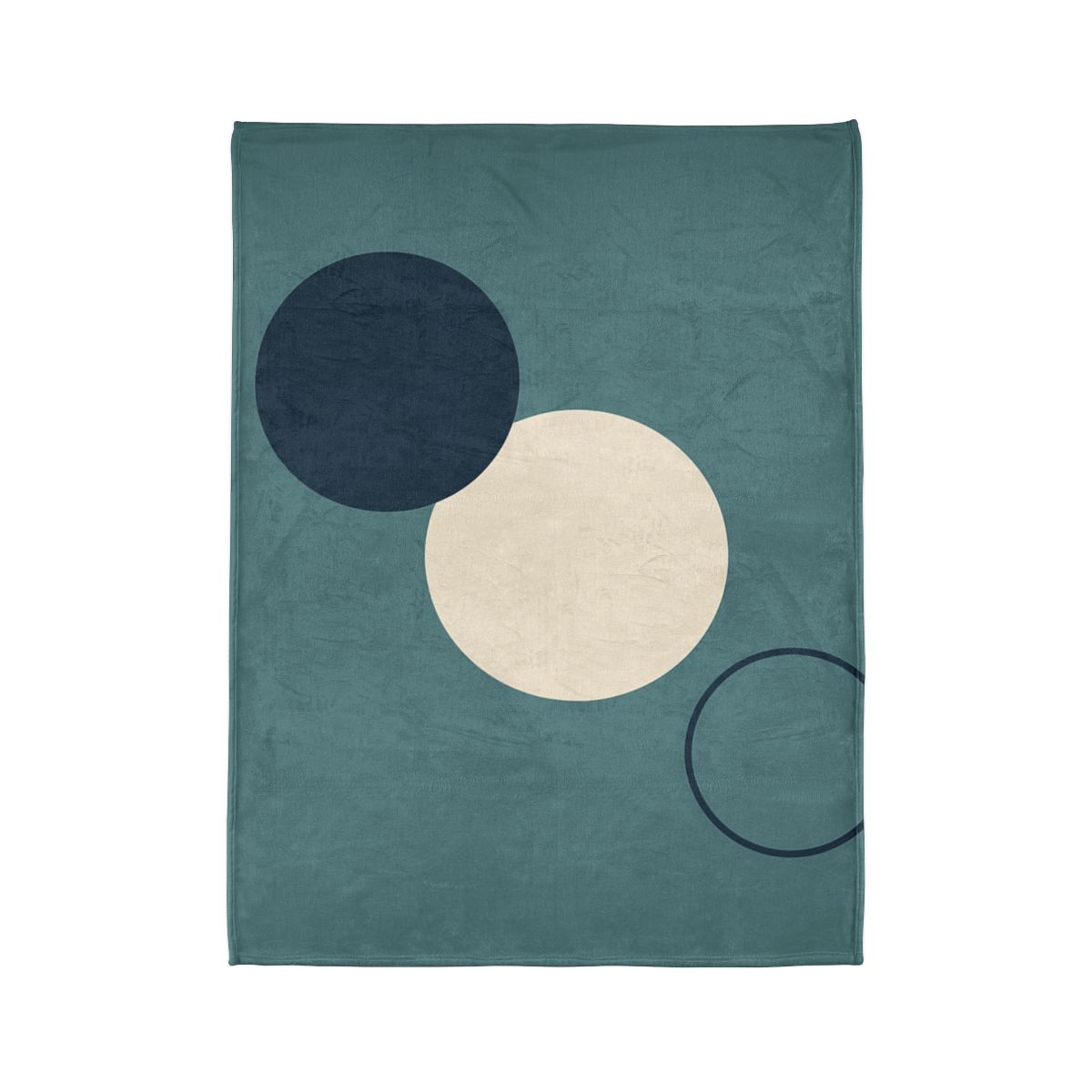 Staggered Trio Of Circles Harmony designer printed blankets