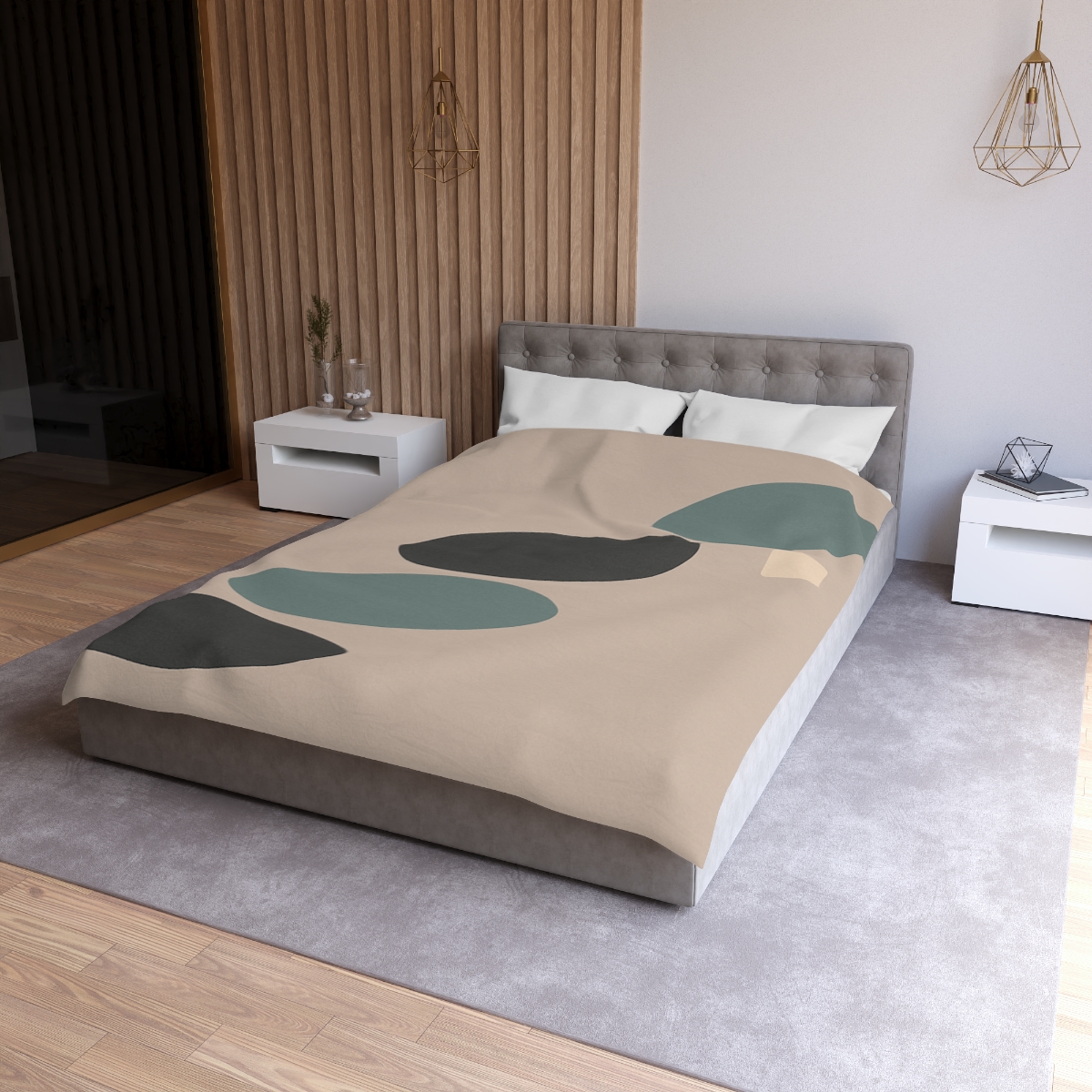 Staggered Ovals With Pause soft comforter duvets