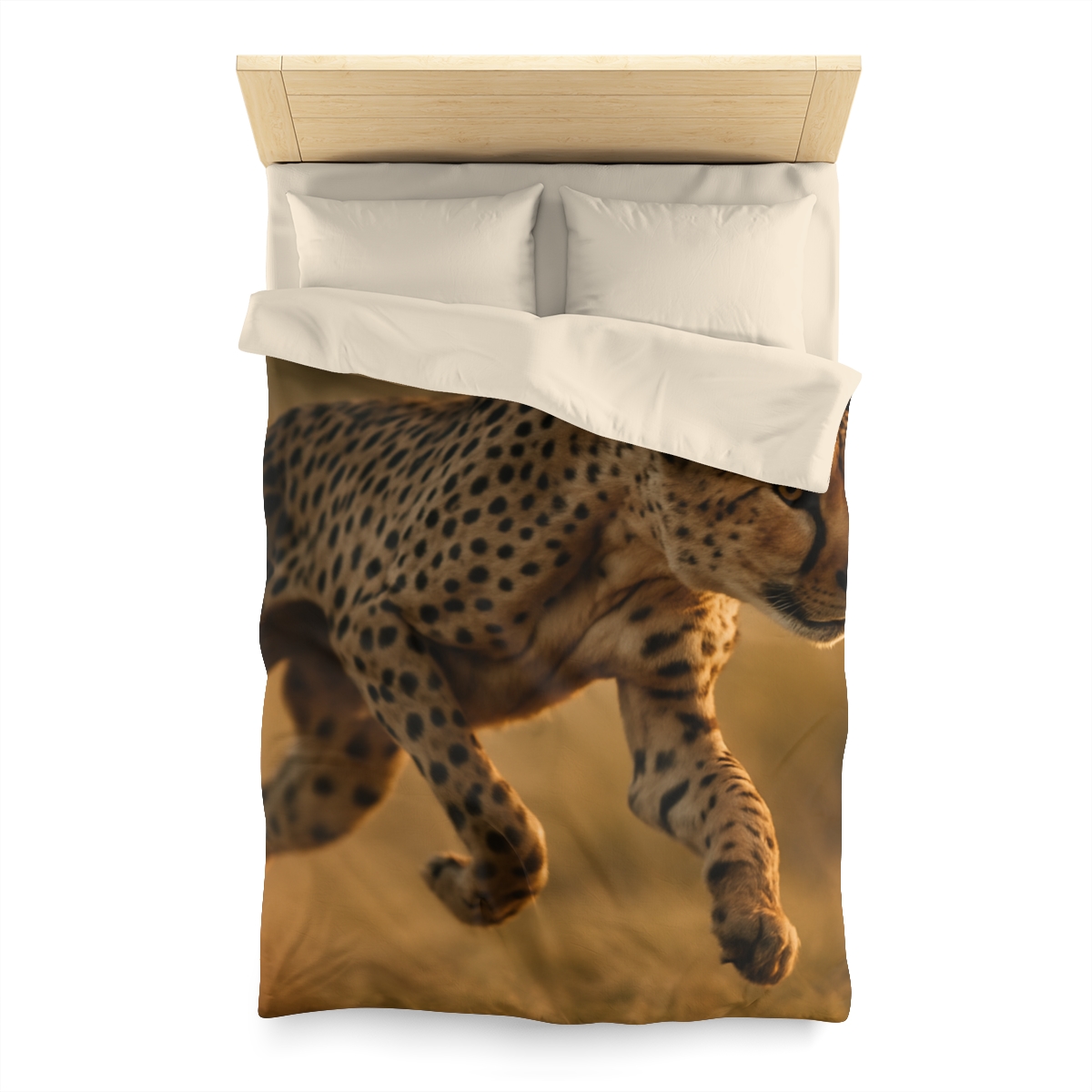 Dawn Sprint Cheetah custom duvets