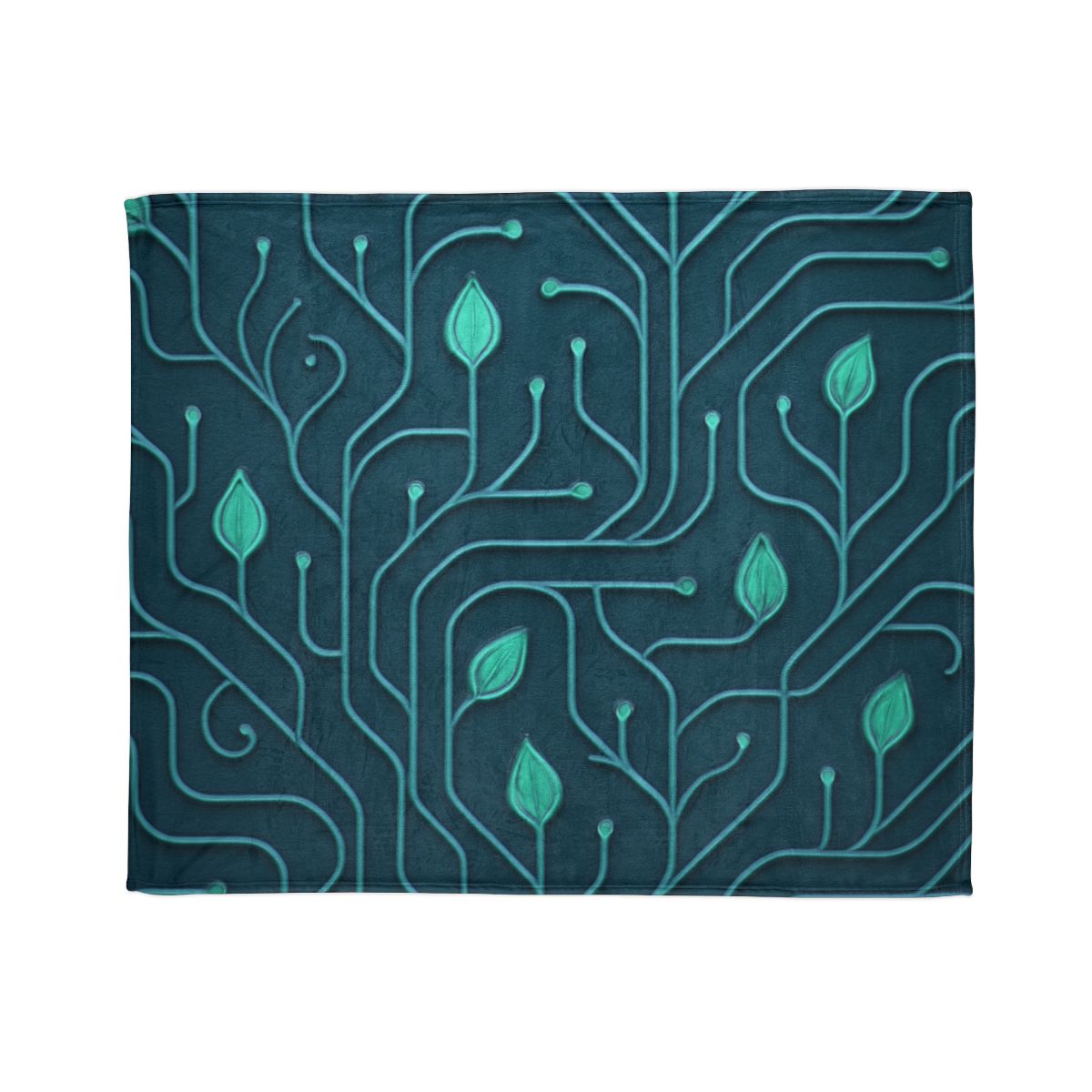 Vine Circuit Lattice stylish throw blankets