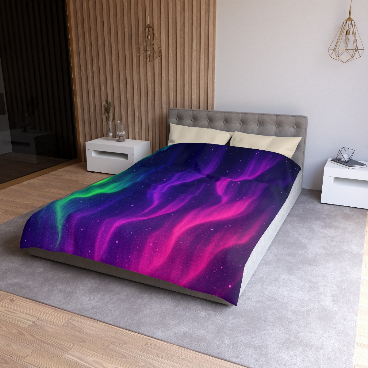 Aurora Plasma Veil Carnival unique patterned duvets