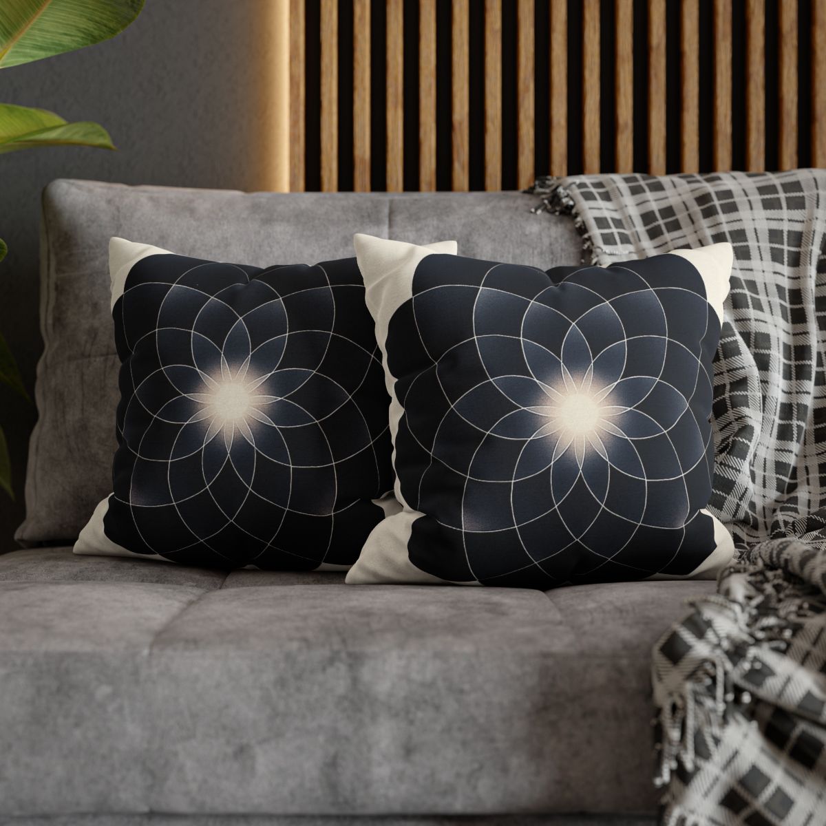 Petal Eclipse Rosette trendy patterned pillow cases