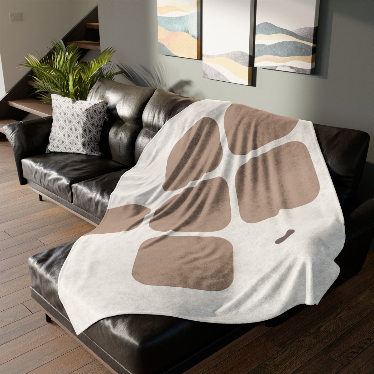 Gentle Grid With Missing Cell designer printed blankets