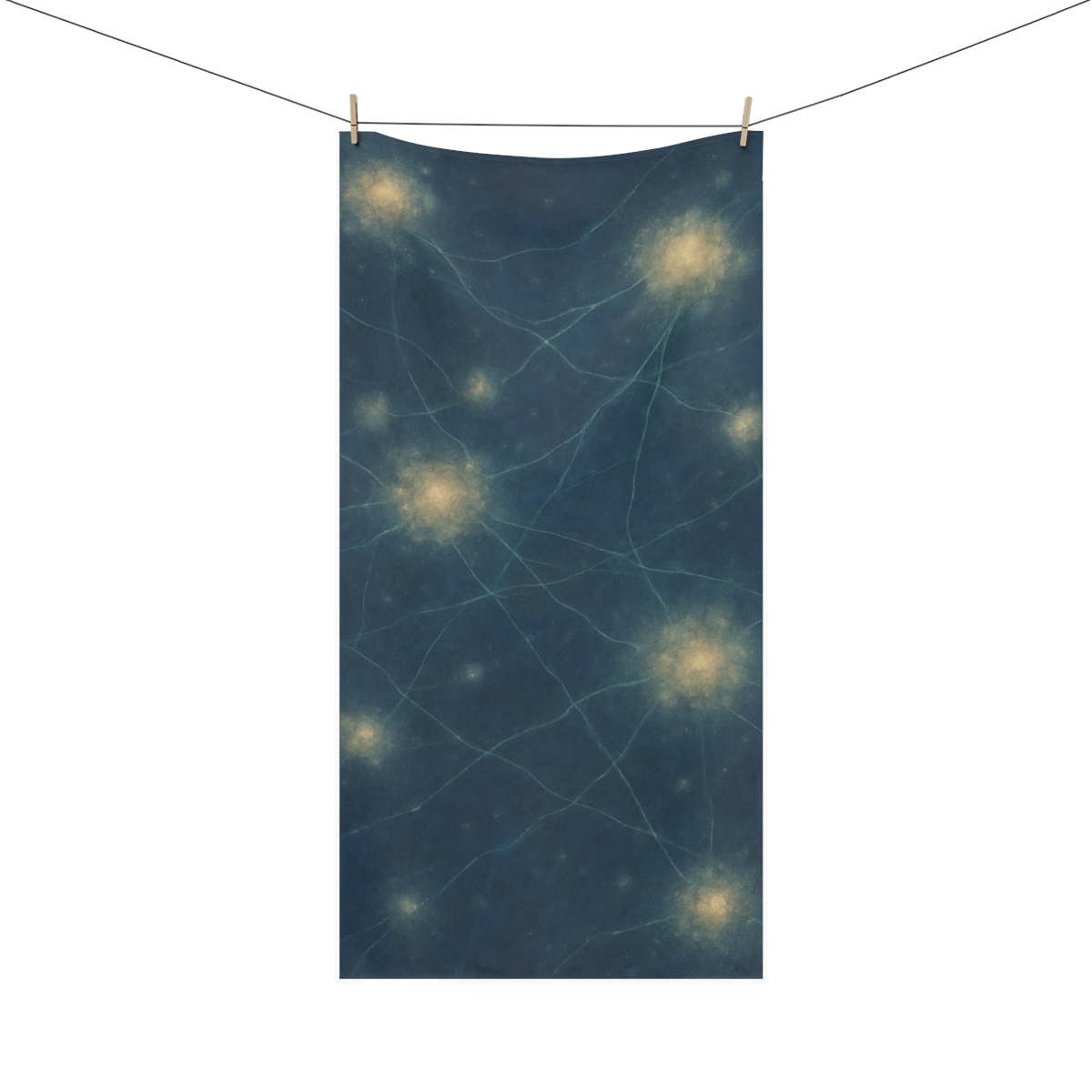 Cosmic Web Filament Garden soft cotton towels