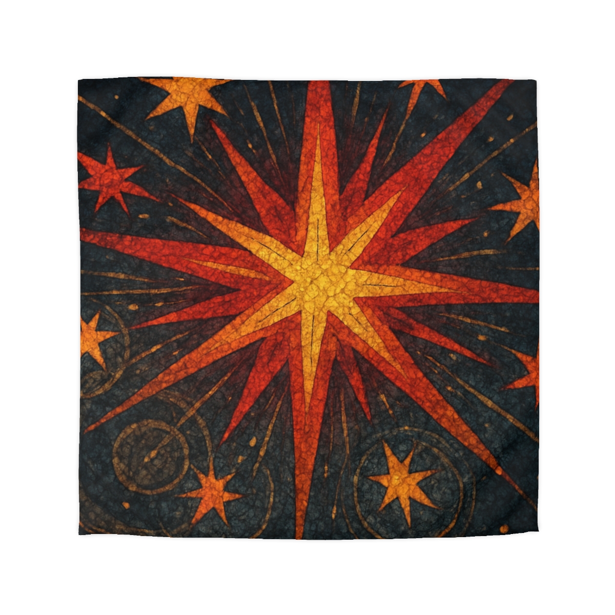 Starburst Cluster Mosaic designer printed duvets