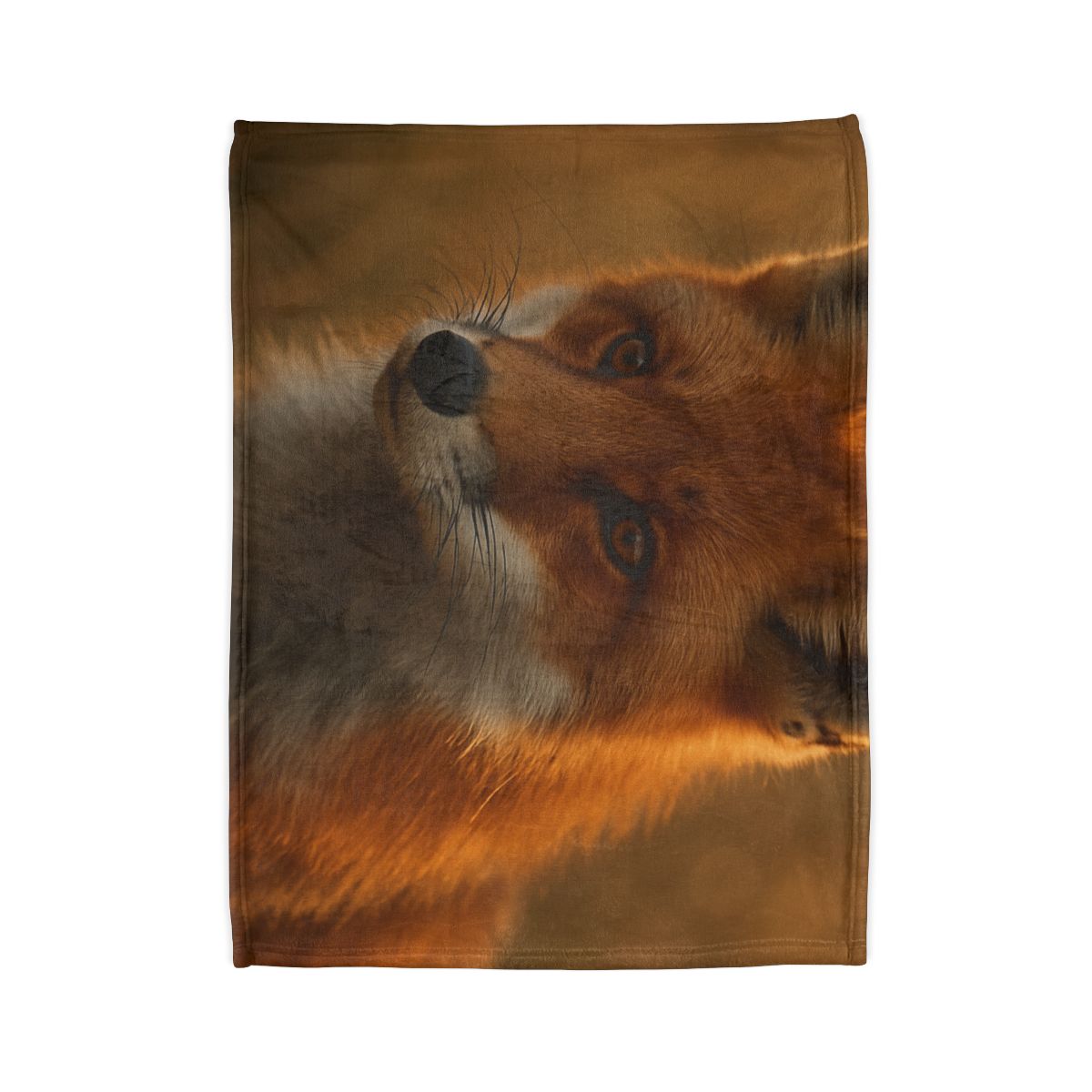 Crimson Whisper Red Fox unique gift blanketscustom blankets