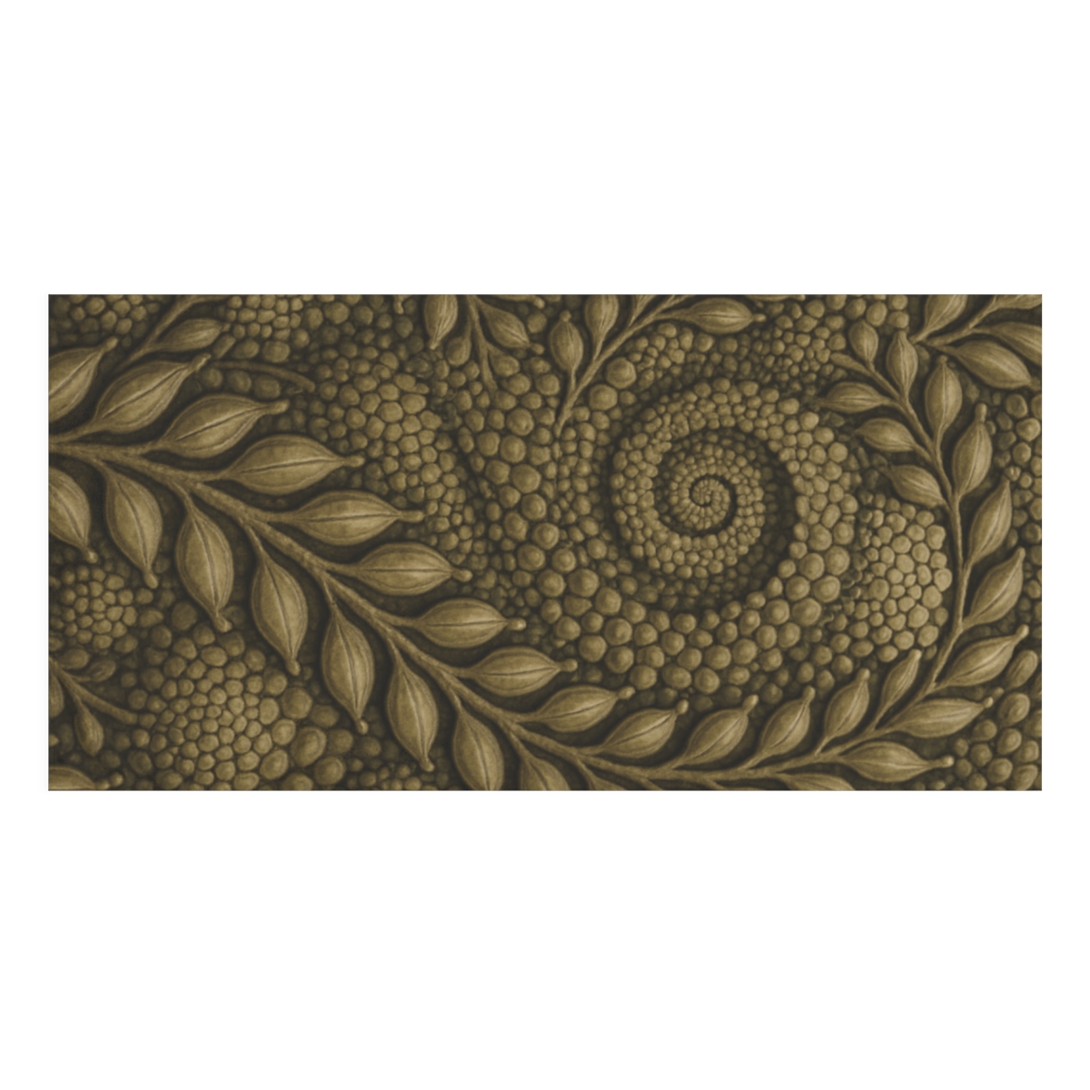 Seed Pod Spiral Design unique gift towels