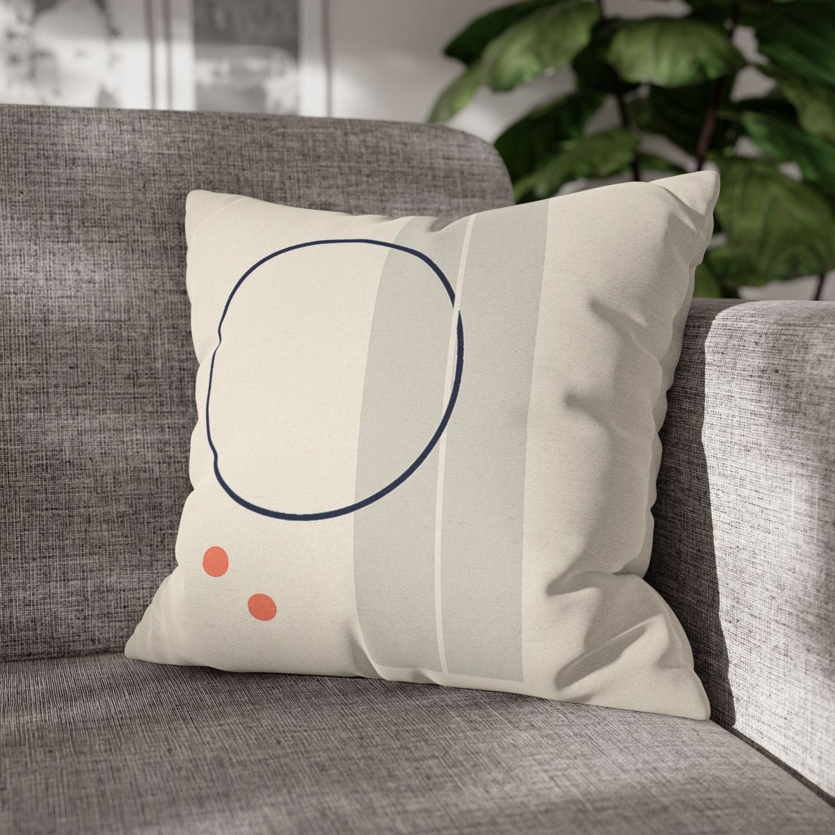 Quiet Orbit With Split Panel trendy patterned pillow cases