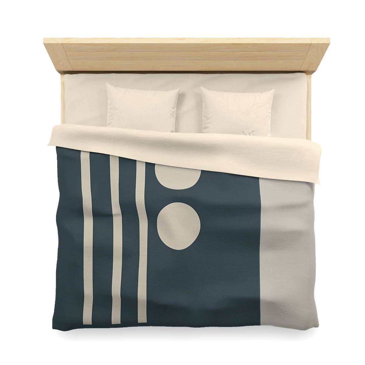 Negative Space Lattice designer printed duvets