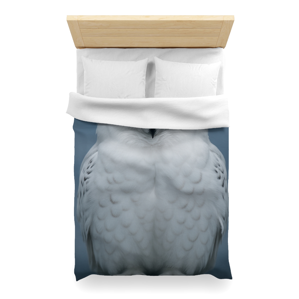 Midnight Watch Snowy Owl designer printed duvets