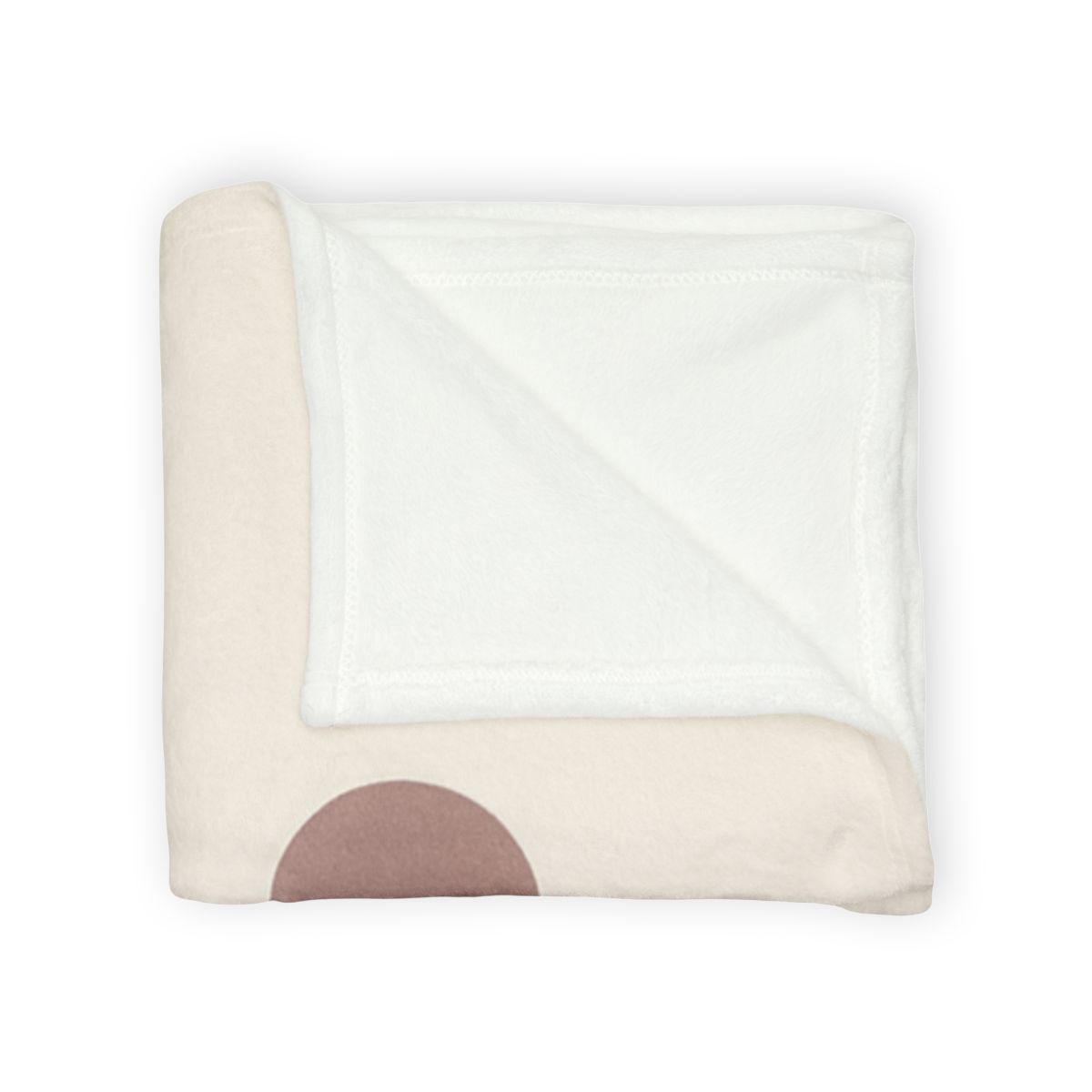 Gentle Zigzag Of Small Circles designer printed blankets